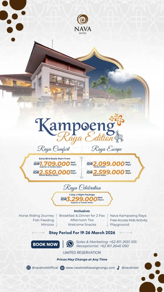 paket idul fitri nava hotel tawangmangu kampoeng raya